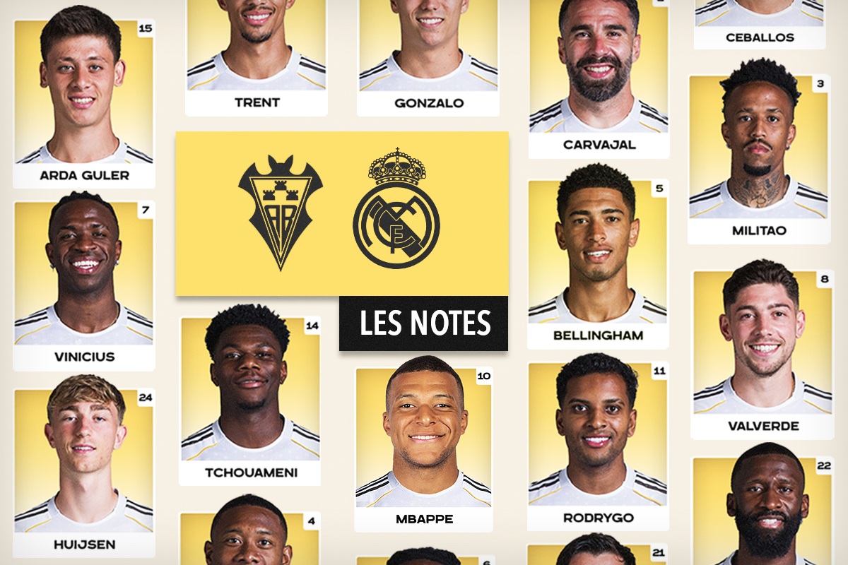 Notes : Albacete - Real Madrid
