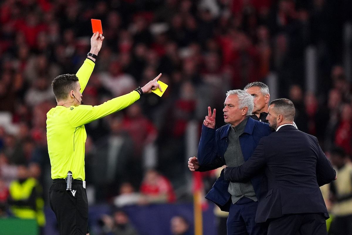 Roma-Real : Mourinho retrouve l’arbitre qui l’avait expulsé
